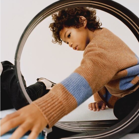 Zara baby striped knit cardigan - Picture 7 of 7